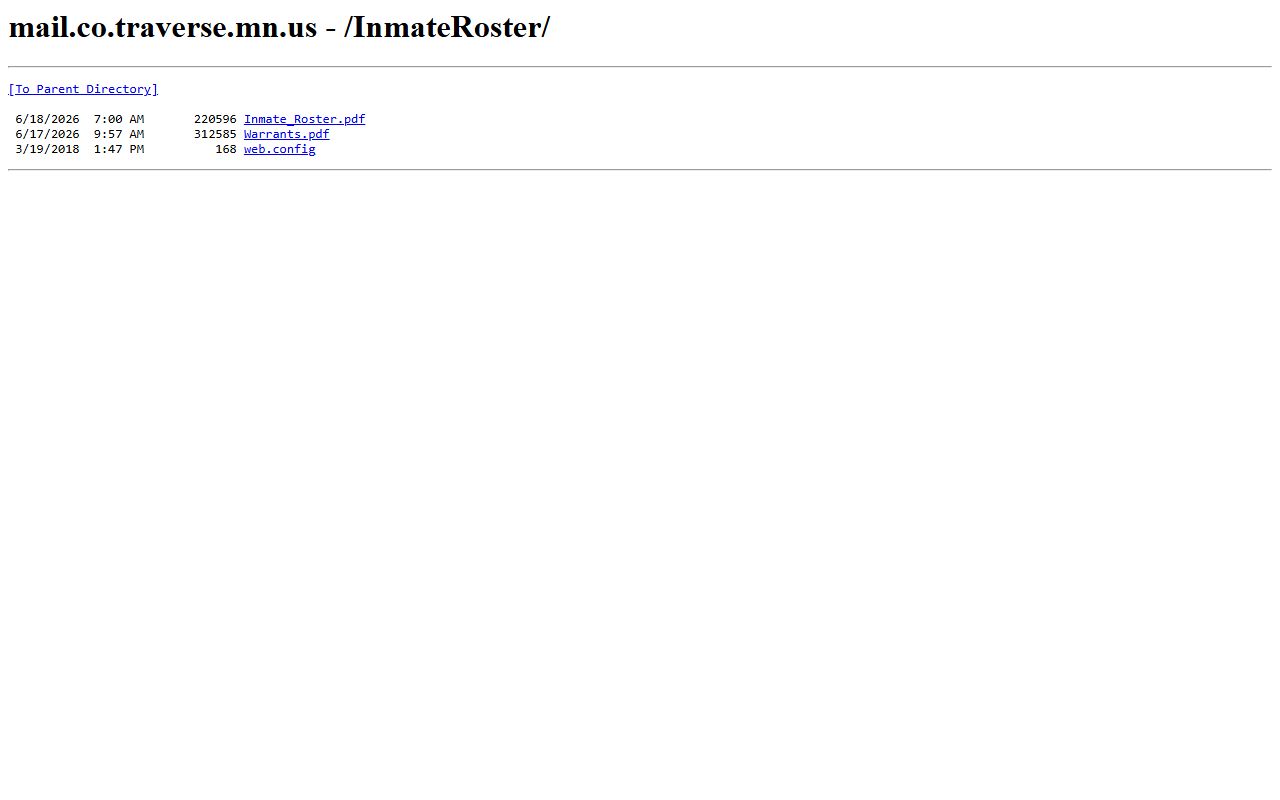 Grant County jail mugshots Traverse roster directory source